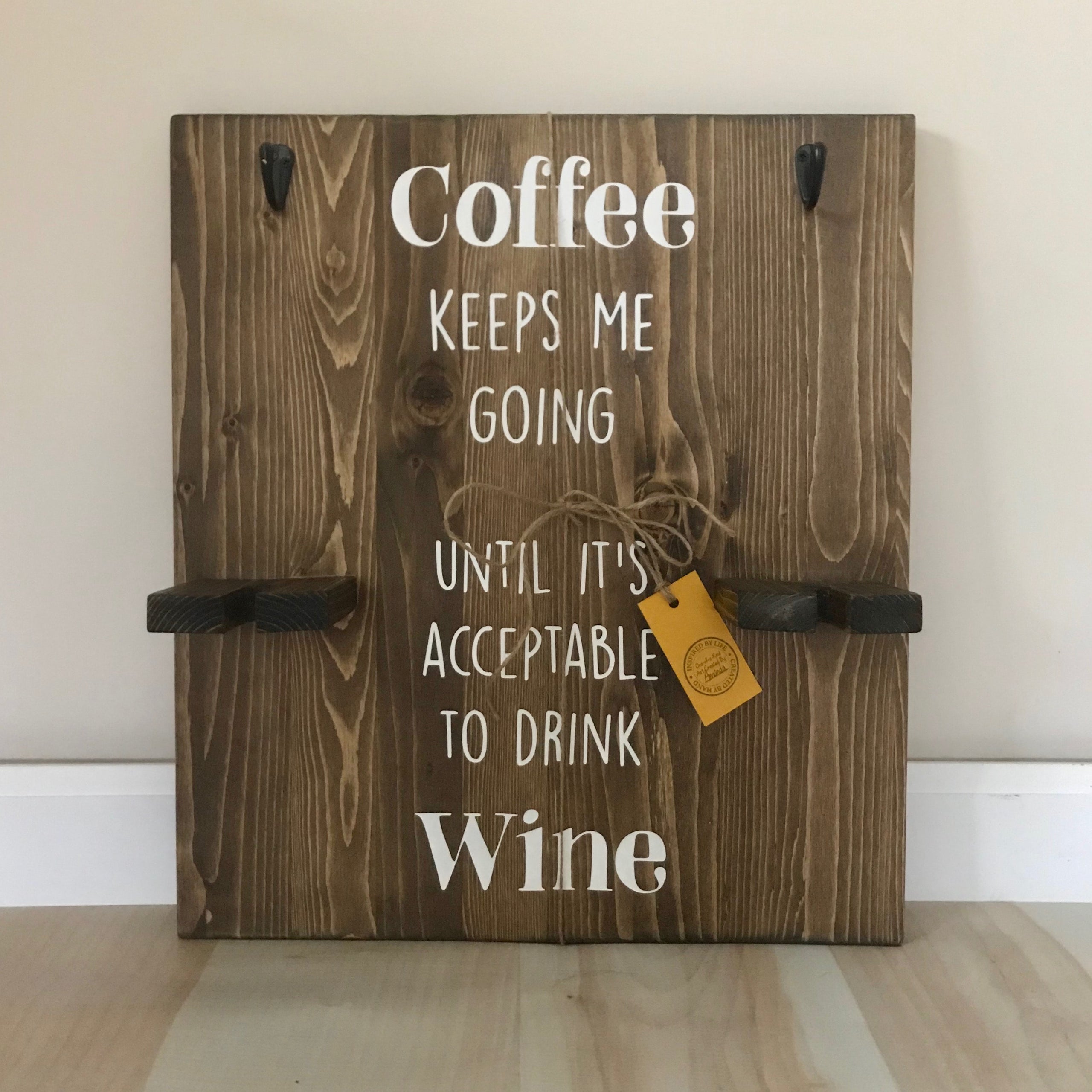 Wine and discount coffee cup holder